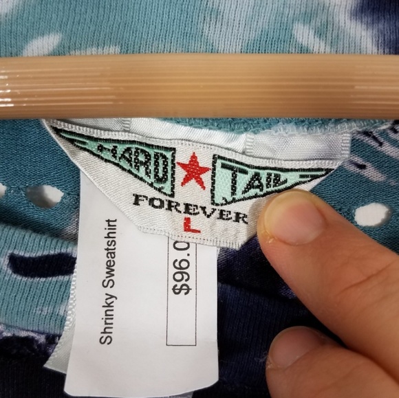 Hard Tail Holey Jersey Tie Dye Long Sleeve Top - Picture 5 of 5